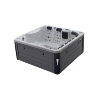Piscine Spa Jacuzzi Extérieur en Acrylique 2026 avec Jets de Massage pour Hôtels, Jardins et Complexes – Vente Chaude Usine