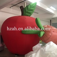 Modèle de ballon géant gonflable Apple rouge pour la Promotion