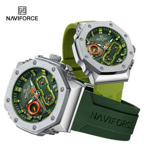 Orologio al Quarzo Casual Naviforce NF8035 Nuovo Stile con Cinturino in Silicone Resistente all'Acqua, per Coppie, Offerta Speciale, Prodotto in Cina - Product Image 2