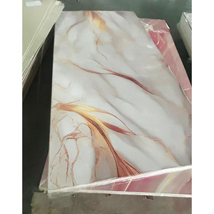 Panel Dinding Marmer Arang Bambu Modern PVC Tahan Air Anti Api Ramah Lingkungan Papan Latar Belakang TV Ruang Tamu Hotel - Product Image 3