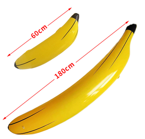 Wholesale and Custom PVC 60cm 180cm Advertising Giant Inflatable Banana Toy for Party