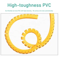 Tubo de PVC Flexible Amarillo para Marcar Cables, con Números del 0 al 9 y Letras de la A a la Z, Etiquetas para Identificación de Cables