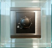 MGA 300W Interrupteur de ventilateur à 5 vitesses Redresseur contrôlé au silicium en acier inoxydable de qualité 304 Ignifuge PC Cuivre Fer