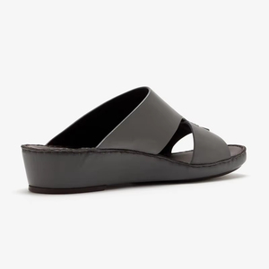 SHIKOL, sandalias <span class=keywords><strong>de</strong></span> cuero <span class=keywords><strong>de</strong></span> Napa gris para <span class=keywords><strong>hombre</strong></span>, calzado árabe tradicional Clásico cómodo, <span class=keywords><strong>zapatillas</strong></span> deslizantes hechas a mano <span class=keywords><strong>de</strong></span> verano - Product Image 5