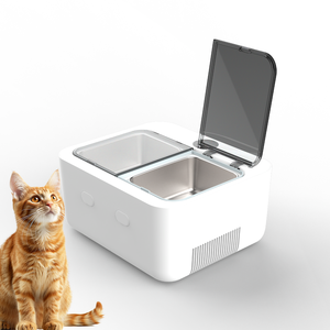 Çift bölmeli çanaklar ile ıslak gıda için otomatik köpek ve kedi besleyici akıllı zamanlayıcı operasyon App kontrolü ve gıda ısınma özelliği - Product Image 1