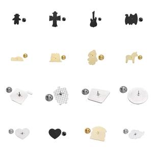 50 modèles de badges en émail 2026, best-sellers, motifs animaux, chat noir, musique, café, logo rond, anime, en stock entrepôt, vente en gros - Product Image 6