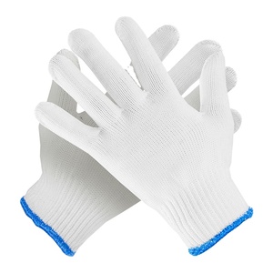 Guantes de algodón para trabajo de seguridad, alta calidad, barato, 60g - Product Image 6