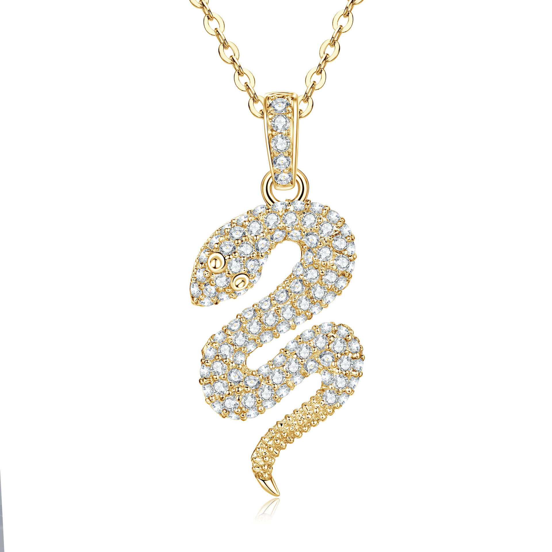 Zircon 1.1mm * 100 pièces plaqué or