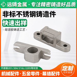 Pièces de transmission mécanique en acier inoxydable 304 moulées avec précision Yuanzhu, traitement de surface par sablage, métallurgie - Product Image 2