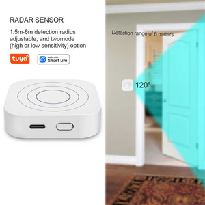 2024 <span class=keywords><strong>tuya</strong></span> ZigBee Wifi <span class=keywords><strong>MmWave</strong></span> Smart Radar Détection du corps humain Capteur de mouvement - Product Image 5