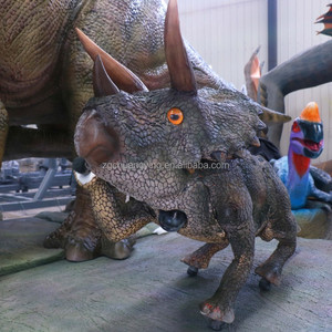 Tùy Chỉnh Chất Lượng Cao Cuộc Sống Kích Thước Tương Tác Cơ Khí Con Chó Khủng Long <span class=keywords><strong>Robot</strong></span> Triceratops Hình <span class=keywords><strong>Robot</strong></span> Con Chó - Product Image 5