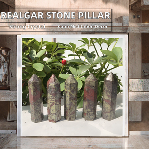 Obelisco de Ágata Natural Pulida con Diseño de Torre de Sangre de Dragón, Cristal de Gema, Varita de Punta, para el Hogar, Sanación, Amor, Feng Shui, Personalizado, Venta al por Mayor - Product Image 2