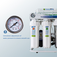 Purificateur d'eau par osmose inverse électrique 75 GPD à 5 étapes, filtre à eau potable directe, système RO, prix usine pour usage domestique, OEM