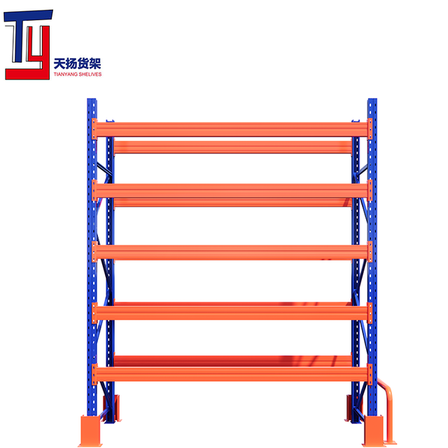 Heavy-Duty Steel Pallet Racking System Industrial Warehouse Rack with Strong Bearing Capacity 5 Adjustable Shelves Layers