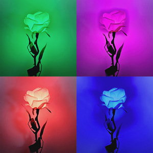 Rosa Iluminada de Siete Colores, Luces de Colores, Magia Real, Accesorios de Magia para Espectáculos, Show de Talentos - Product Image 1