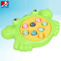 Jeu de pêche électrique en forme de crabe à un dollar : stimule la coordination œil-main et la concentration pour les enfants