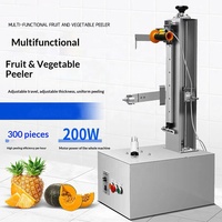 Automatische roestvrijstalen ananas- en mangoschilmachine, hoge kwaliteit citroen- en mangoschilmachine