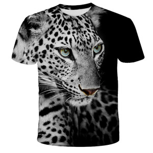T-<span class=keywords><strong>shirt</strong></span> unisexe vintage à manches courtes imprimé en 3D avec motif de cheval, t-shirts décontractés à motif animal - Product Image 4