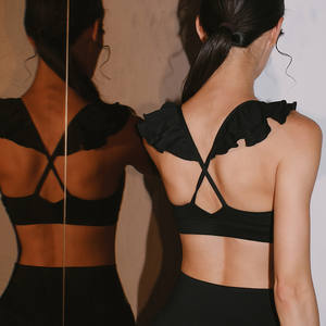 2024 ملابس نشطة الصيف الكشكشة تنس مجموعة المرأة التنوس الرياضي مع قصير أعلى جولف النساء تنورة بدلات - Product Image 5