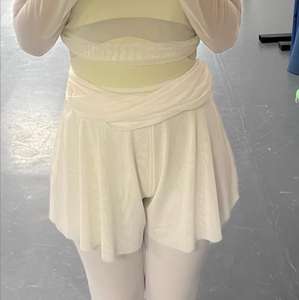 2025 <span class=keywords><strong>Short</strong></span> de Ballet pour femmes taille haute Double couche Yoga jupe pantalon court filles Skate gymnastique doux maille vêtements de <span class=keywords><strong>danse</strong></span> - Product Image 6