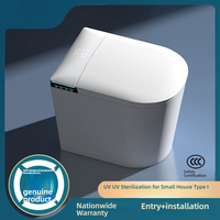 Toilette intelligente de luxe avec siège chauffant, désodorisation automatique, installation au sol, design moderne, toilette intelligente pour usage domestique