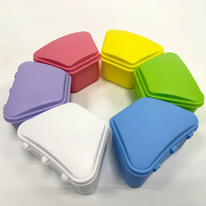 Caja de almacenamiento para retenedores dentales, forma poligonal, a prueba de polvo, para uso doméstico de aparatos de ortodoncia - Product Image 3