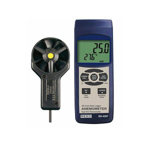 เครื่องวัดความเร็วลมรีด R1600 30 M S สำหรับวัดความเร็วลมและก๊าซในบรรยากาศ - Product Image 5