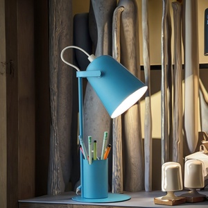 Modern 5W Induction Lamps Table Lamp Three Adjustable Iron Body Metal Electric Eye Caring Dimmable Reading Simple Design Office - Product Image 3