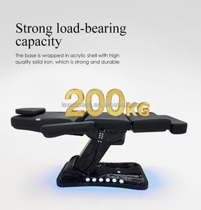 Para <span class=keywords><strong>Hochey</strong></span>, mesa de tratamiento de masaje de Spa ajustable eléctrica, salón de belleza, cama de tatuaje estético Facial, silla de Podología con reposabrazos - Product Image 4