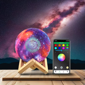 Cadeau musulman qb512 lampe tactile bluetooth mp3 mini coran haut-parleur veilleuse coran gratuit mp3 téléchargement lecteur coran - Product Image 1