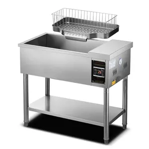 Commercial fryer multifunctional large capacity fried dough stick machine automatic constant temperature fried chicken electric