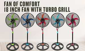 Ventilador <b>pedestal</b> turbo 18 pulgadas modelo portatil ligero - Product Image 3