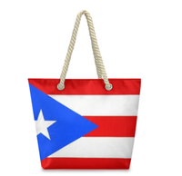 Sac fourre-tout avec drapeau de Kosrae, avec poignées en corde de chanvre, grande capacité, durable, imperméable, sac à bandoulière polyvalent pour le travail, les voyages, la plage