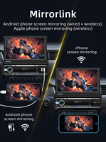 Autoradio Android pour BMW avec écran rétractable automatique de 7 pouces IPS, GPS CarPlay, 6/128 Go, stéréo DSP RGB, BQCC Single DIN universel