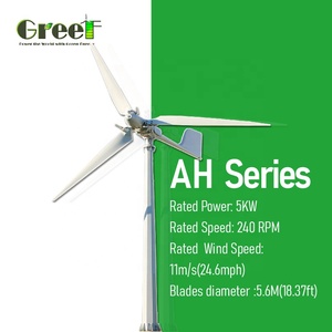 Aerogenerador Doméstico, Bajo Ruido y Alta Eficiencia, Plena Potencia 5kw con Control de Paso - Product Image 4