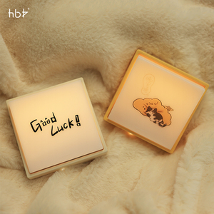 Новый рисунок с индивидуальным принтом светодиодный ночник милый кот Магнитный притяжение настенный светильник перезаряжаемый ночник для комнаты - Product Image 2