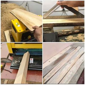Máquina de moldurado de madera con cabezal de 13 pulgadas, cepilladora de cuatro lados, máquina de diseño de madera de 13 pulgadas, cepilladora de superficie y regruesadora 220V - Product Image 5