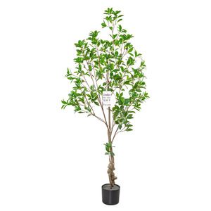 Plantes artificielles en pot <span class=keywords><strong>Pieris</strong></span> <span class=keywords><strong>Japonica</strong></span>, verdure artificielle, décoration d'intérieur, jardin, arbre en plastique - Product Image 5
