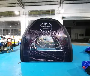 Disesuaikan Luar Ruangan Komersial Taman Bermain Portabel Tiup Hitam Mini Tete Gonflable Tenda Tenda Tiup