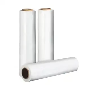 Wholesale Clean LIDPE Pallet Film Plastic Wrap Cling Film Factory Price Hand Use PE Packages Stretch Film Transparent Soft Lldpe