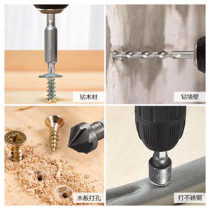 Ensemble d'outils de menuiserie multifonctionnels 111 pièces, tournevis et forets hélicoïdaux, polyvalents pour les projets de menuiserie, directement de l'usine - Product Image 4