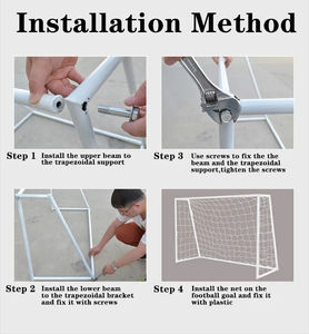 Unigrass Offre Spéciale <span class=keywords><strong>cages</strong></span> <span class=keywords><strong>de</strong></span> football solides Standard 5-A-Side 7-A-Side 11-A-Side Filet <span class=keywords><strong>de</strong></span> football pour but <span class=keywords><strong>de</strong></span> football - Product Image 5