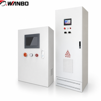 Panneau de commande de moteur de pompe à eau à pression constante avec écran tactile HMI PLC personnalisé Wanbo-483