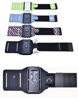 Support de téléphone amovible de qualité supérieure brassard de sport sangle de bras d'exercice de course avec trou pour écouteurs et poche à clés pour tous les Smartphones