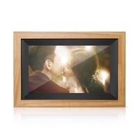 Cadre photo numérique avec écran tactile LCD 10,1 pouces, téléchargement gratuit de vidéos Cloud HD, lecture vidéo et horloge