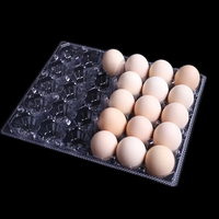Plateau à œufs en plastique PET transparent SYY avec étiquettes imprimées, emballage blister recyclable, cartons à œufs personnalisables et économiques