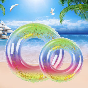 Anneau de natation gonflable en <span class=keywords><strong>Pvc</strong></span> de 60cm, nouveau design, bon marché, avec poignées pour enfant - Product Image 1