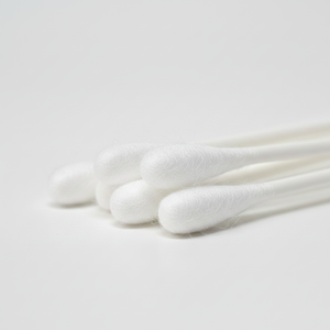 <span class=keywords><strong>Coton</strong></span>-tiges en papier de qualité supérieure, modèle EA15209, dans une boîte en <span class=keywords><strong>plastique</strong></span> ronde - 7,5 cm, double embout - Product Image 3