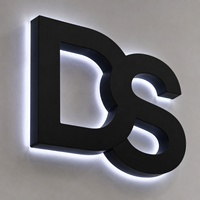 Letras de Canal LED 3D de Aluminio Retroiluminadas Personalizadas para Negocios, Tiendas y Logotipos