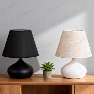 현대적인 LED 무드등 침실등, E27 홀더, 장식용 철제 바디 및 금속 갓 포함 - Product Image 5